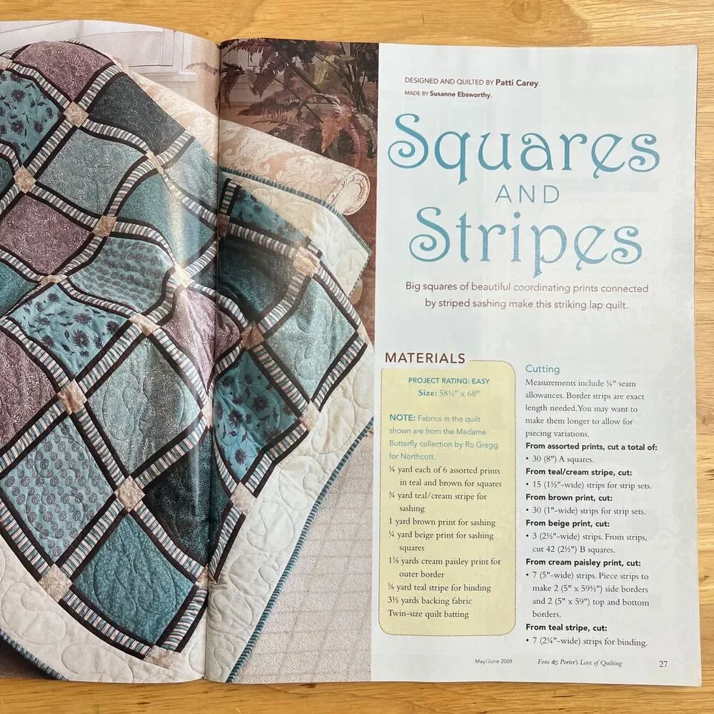 Magazine Lot Fons and Porters Love of Quilting Includes Special Edition